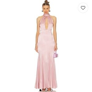 Lovers and Friends Bridgette Gown in Clay Pink